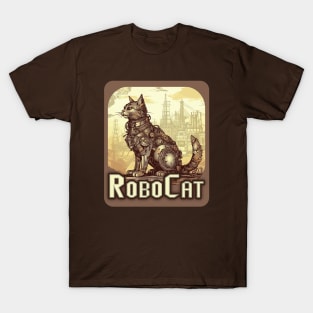 Industrial cyber cat | Robocat T-Shirt